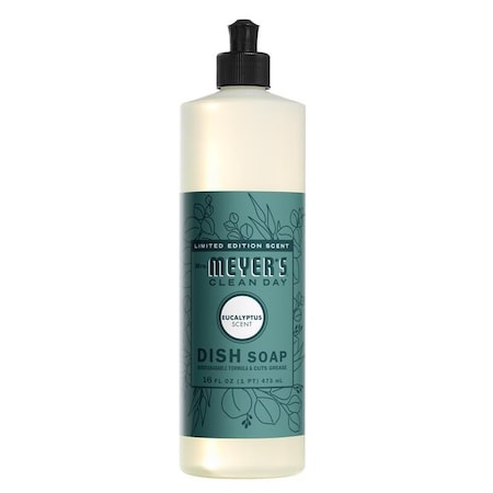 Mrs. Meyers Clean Day Mrs. Meyer's Clean Day Eucalyptus Scent Liquid Dish Soap 16 oz 1 pk 11633